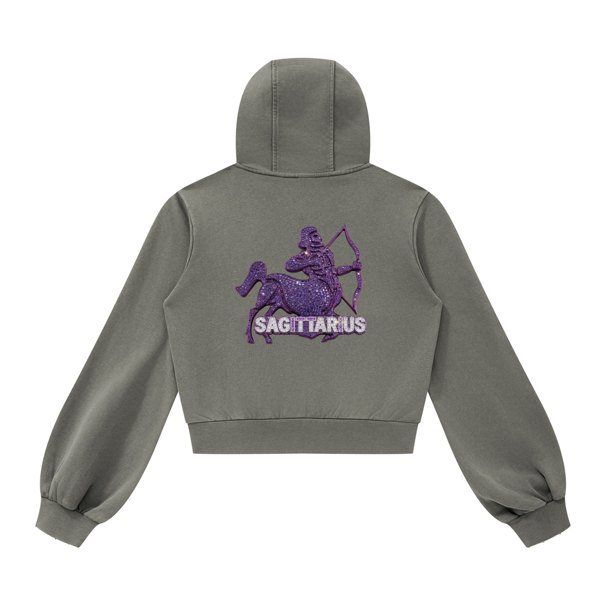 Sagittarius Vintage Wash Full Zip Hoodie