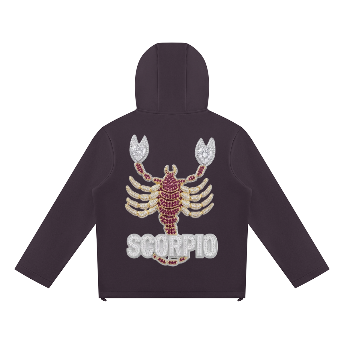 Scorpio Unisex Paneled Full Zip Hoodie