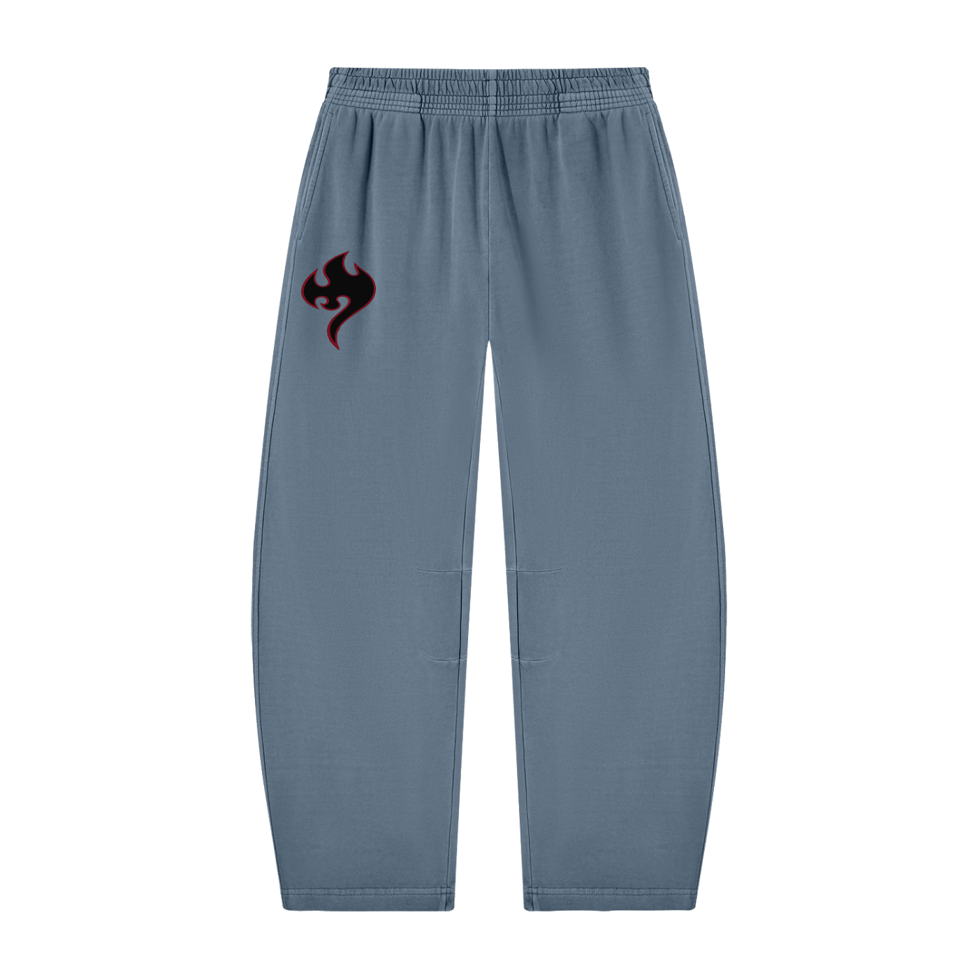 Unisex Vintage Washed Barrel Leg Sweatpants