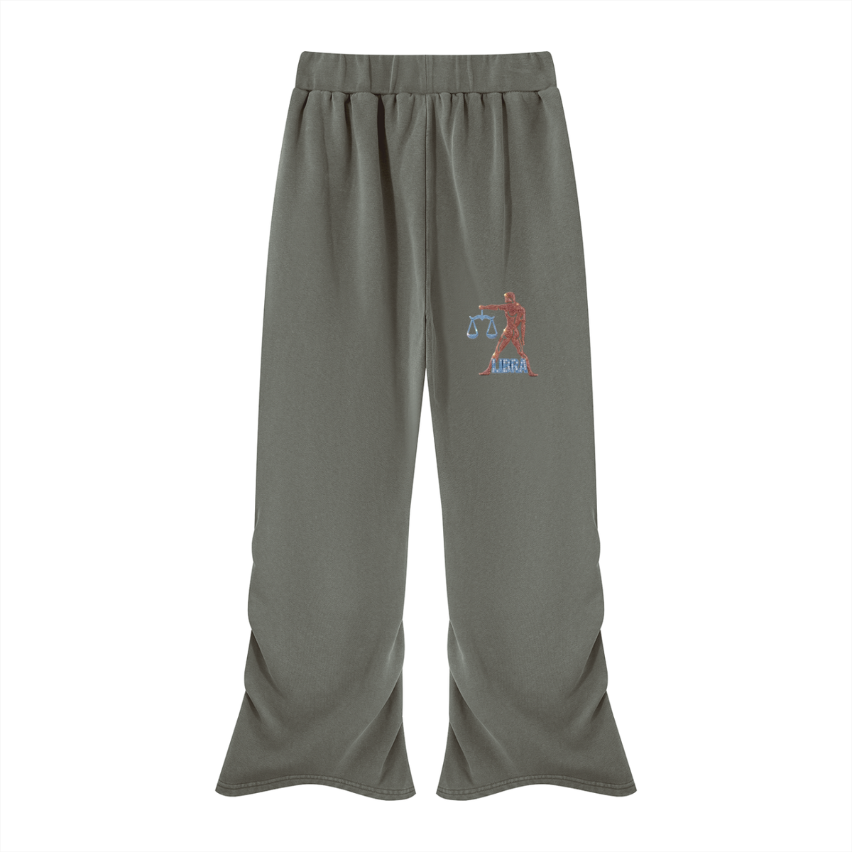 Libra Vintage Wash Ruched Sweatpants
