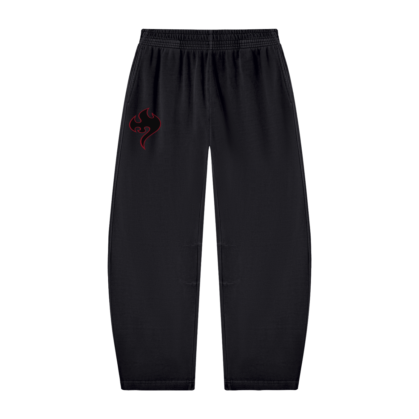 Unisex Vintage Washed Barrel Leg Sweatpants