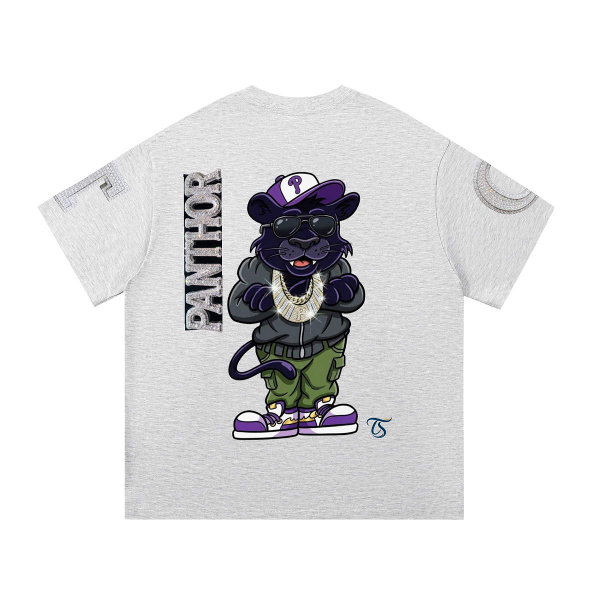 The Crew "PANTHOR" Essential Cotton T-Shirt