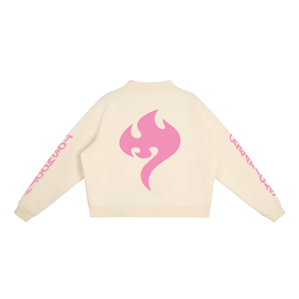 Tosmooth Creations Essential Fleece Mock-Neck Crew Sweatshirt