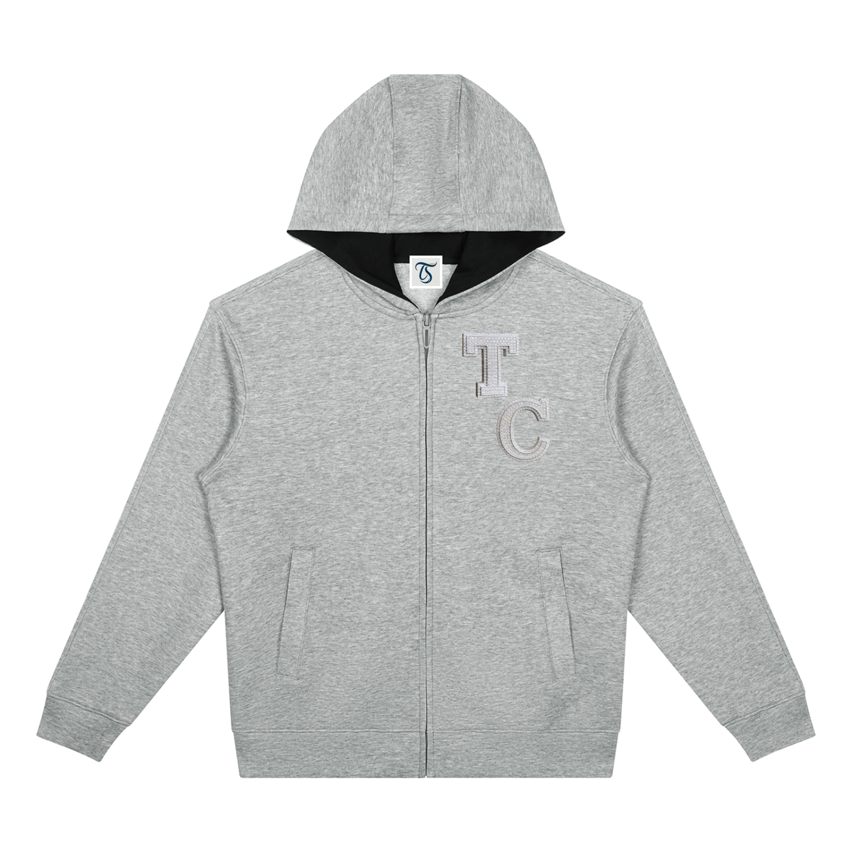 The Crew B-Ball Unisex Drop Shoulder Full Zip Hoodie