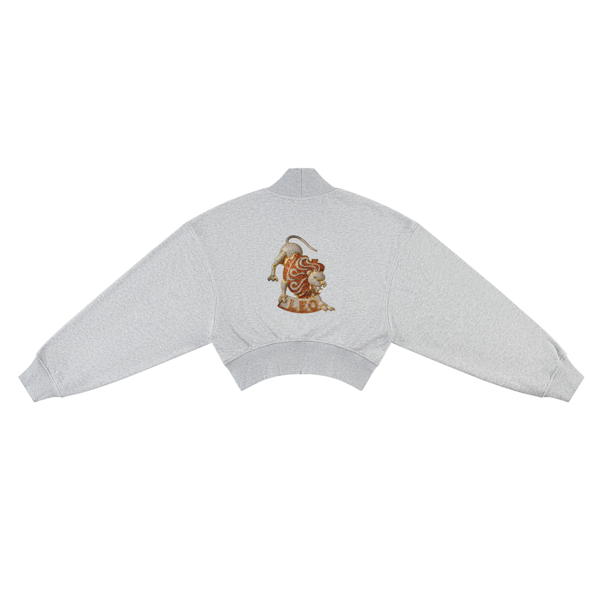 Leo Women's Crop Mock Neck Sweatshirt