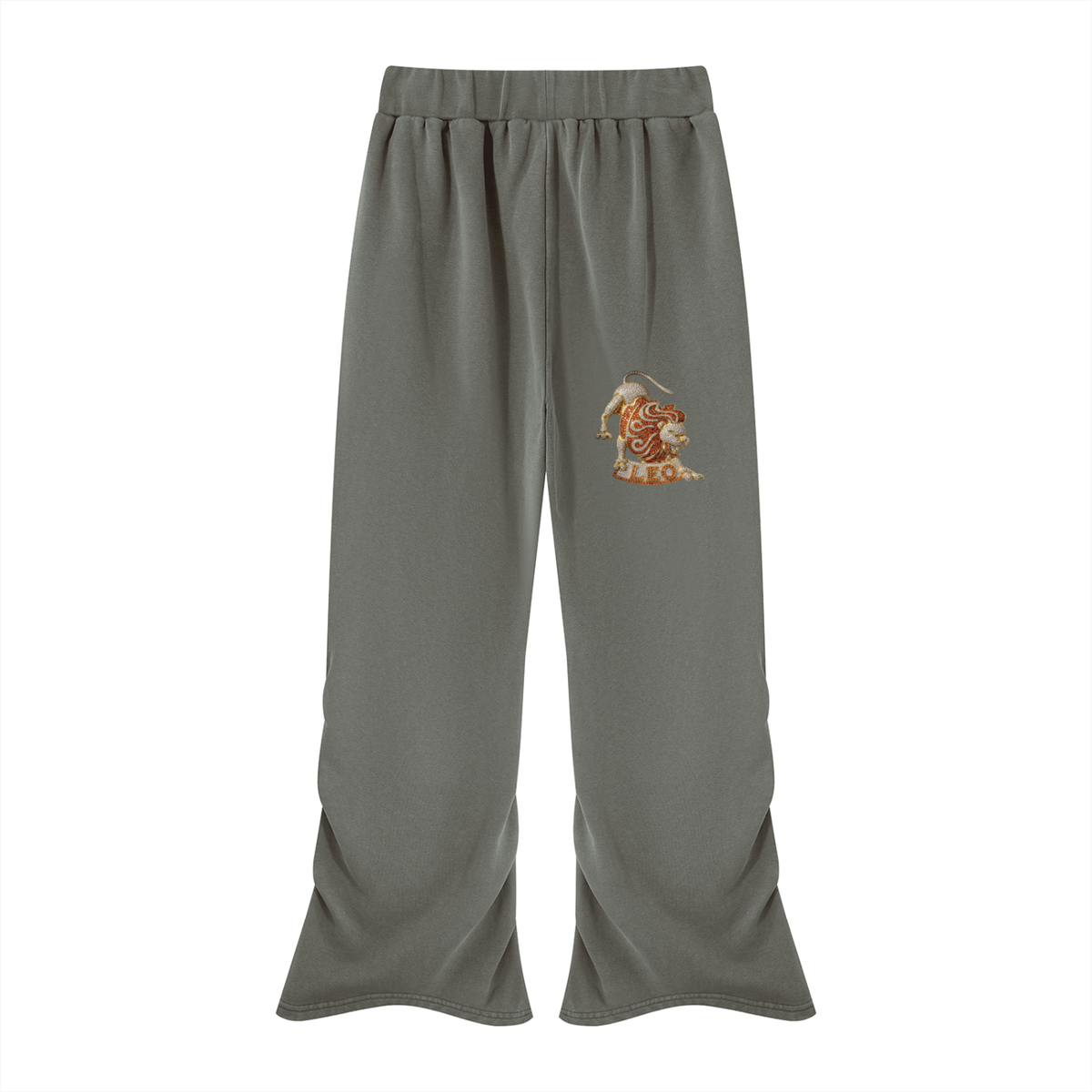 Leo Women’s Vintage Wash Ruched Sweatpants