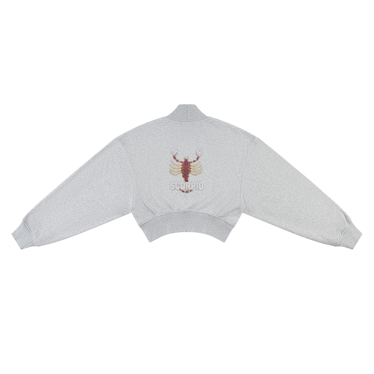 Scorpio Women's Crop Mock Neck Sweatshirt