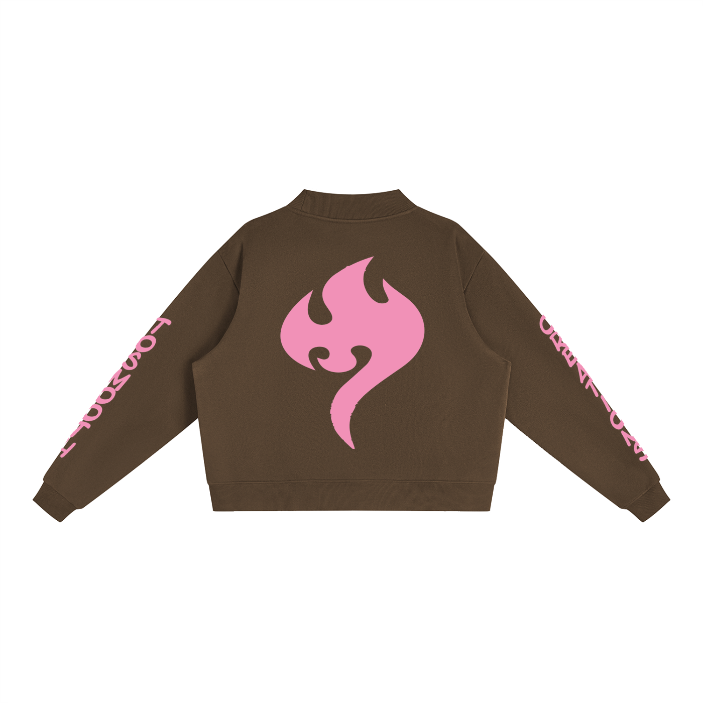 Tosmooth Creations Essential Fleece Mock-Neck Crew Sweatshirt