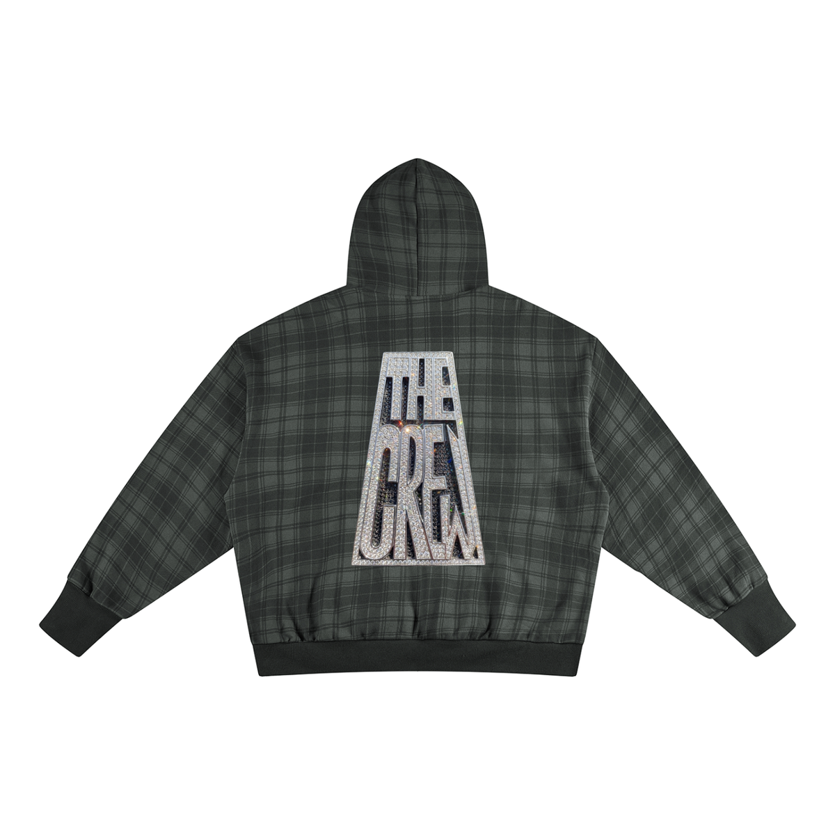 The Crew Unisex Plaid Color Block Hoodie