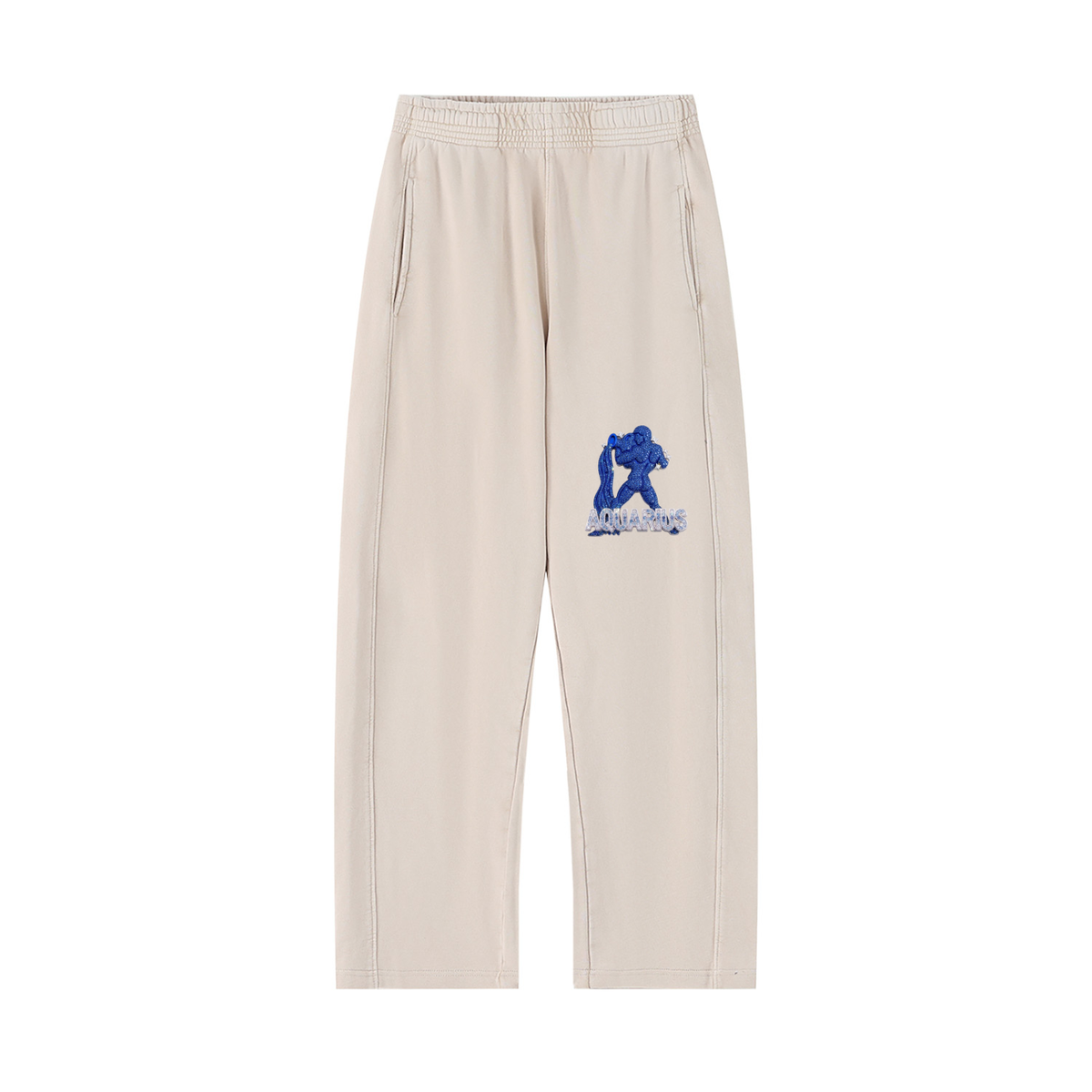 Aquarius Unisex Mineral Wash Straight Sweatpants