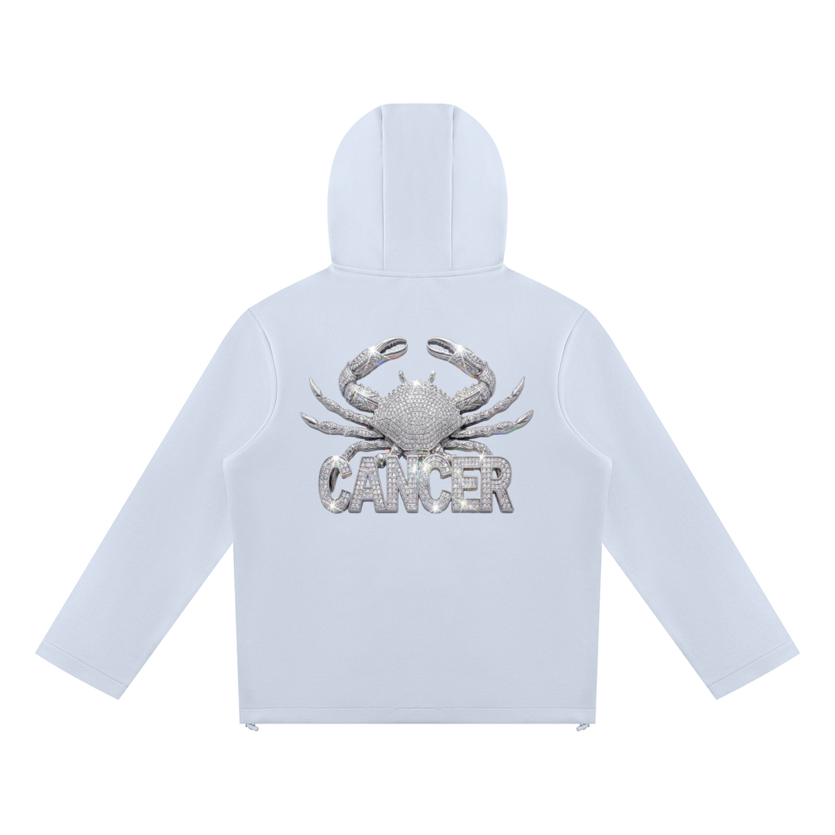 Cancer Unisex Paneled Full Zip Hoodie