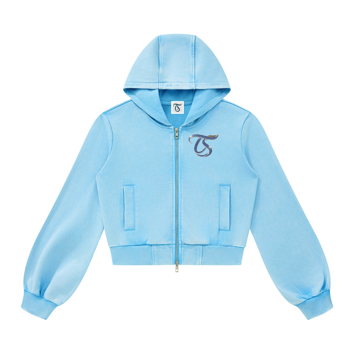 Virgo Vintage Wash Full Zip Hoodie