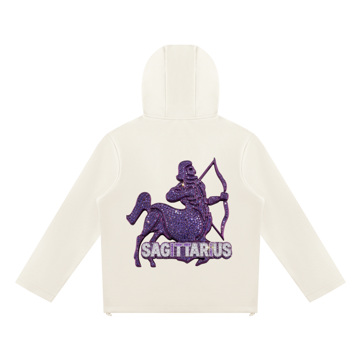 Sagittarius Unisex Paneled Full Zip Hoodie