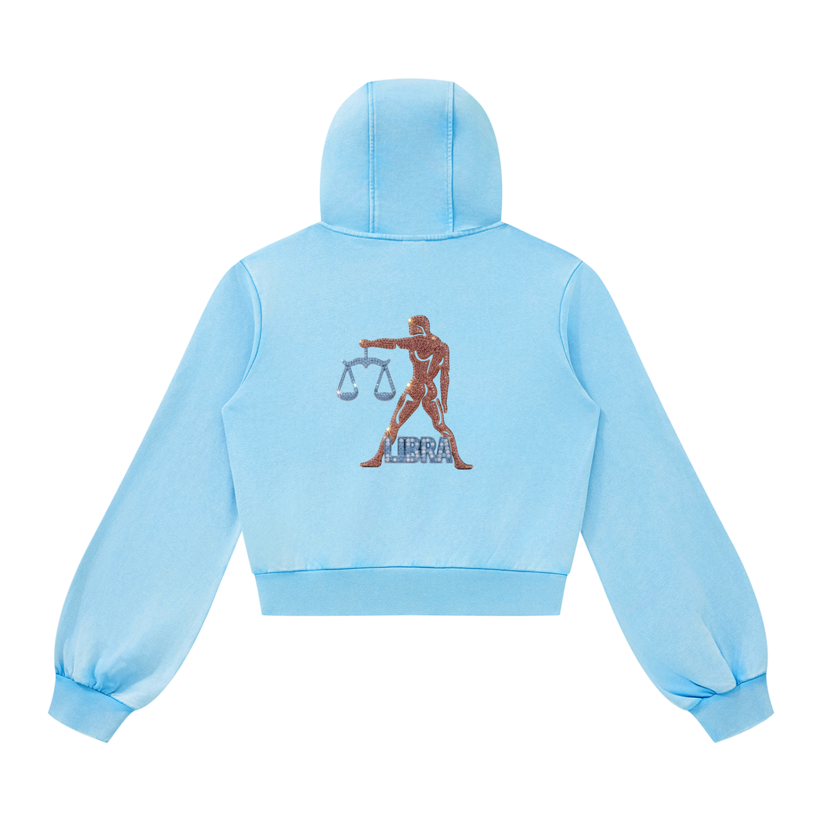 Libra Vintage Wash Full Zip Hoodie