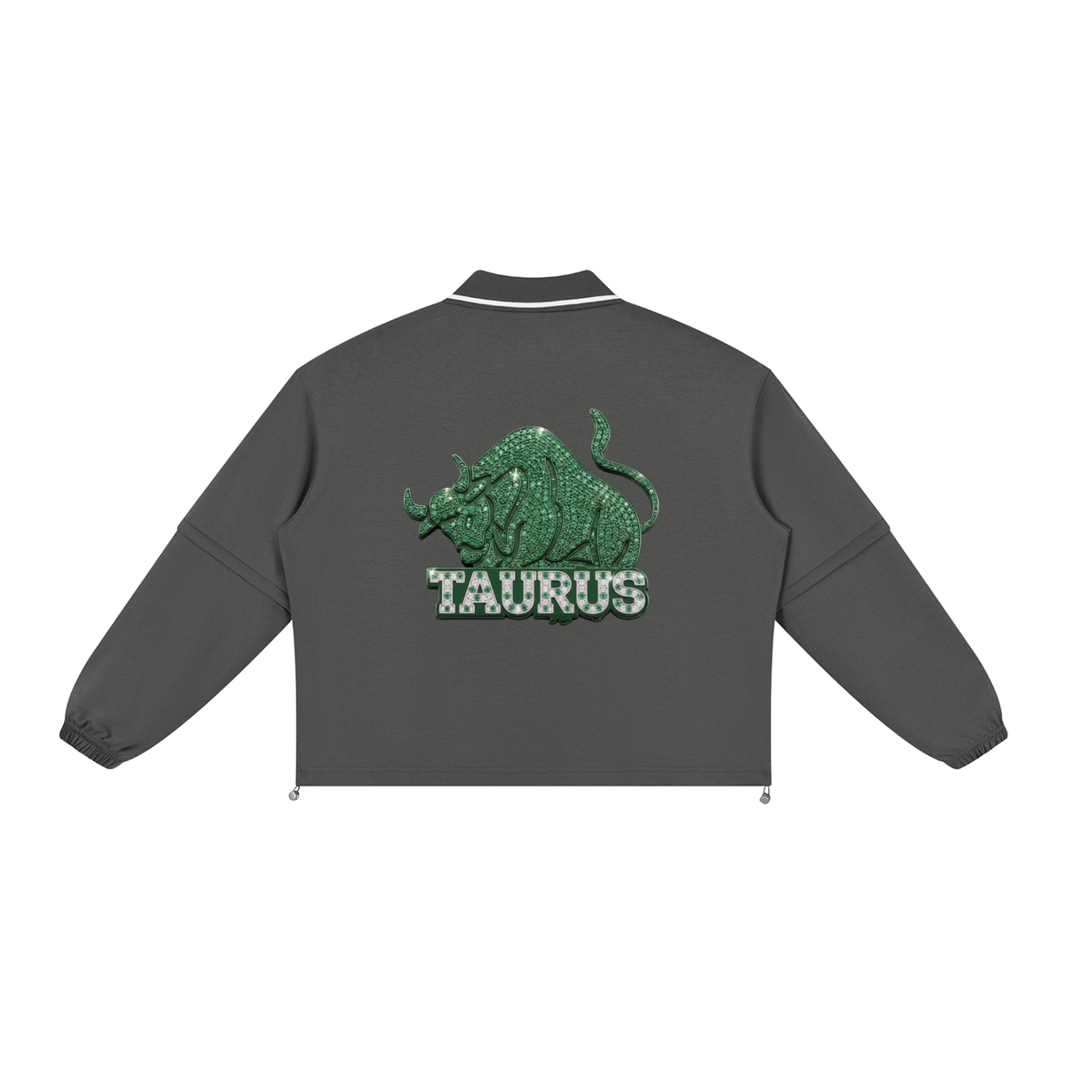 Taurus Unisex Boxy Collared Detachable Sweatshirt