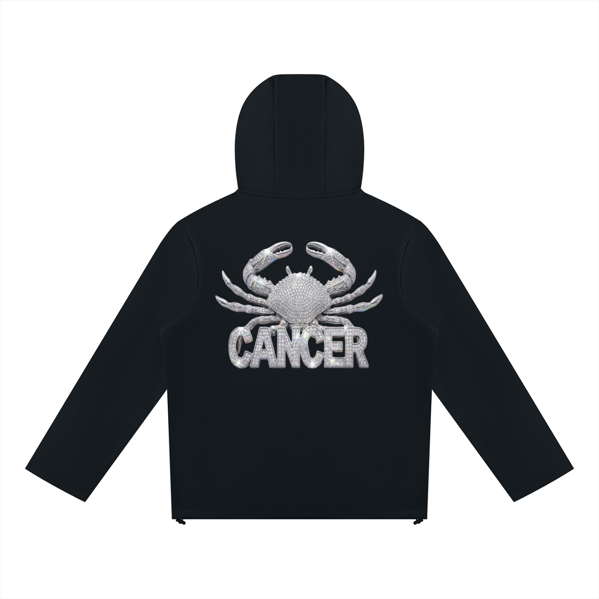 Cancer Unisex Paneled Full Zip Hoodie