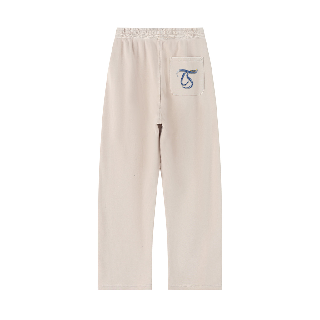 Sagittarius Unisex Mineral Wash Straight Sweatpants
