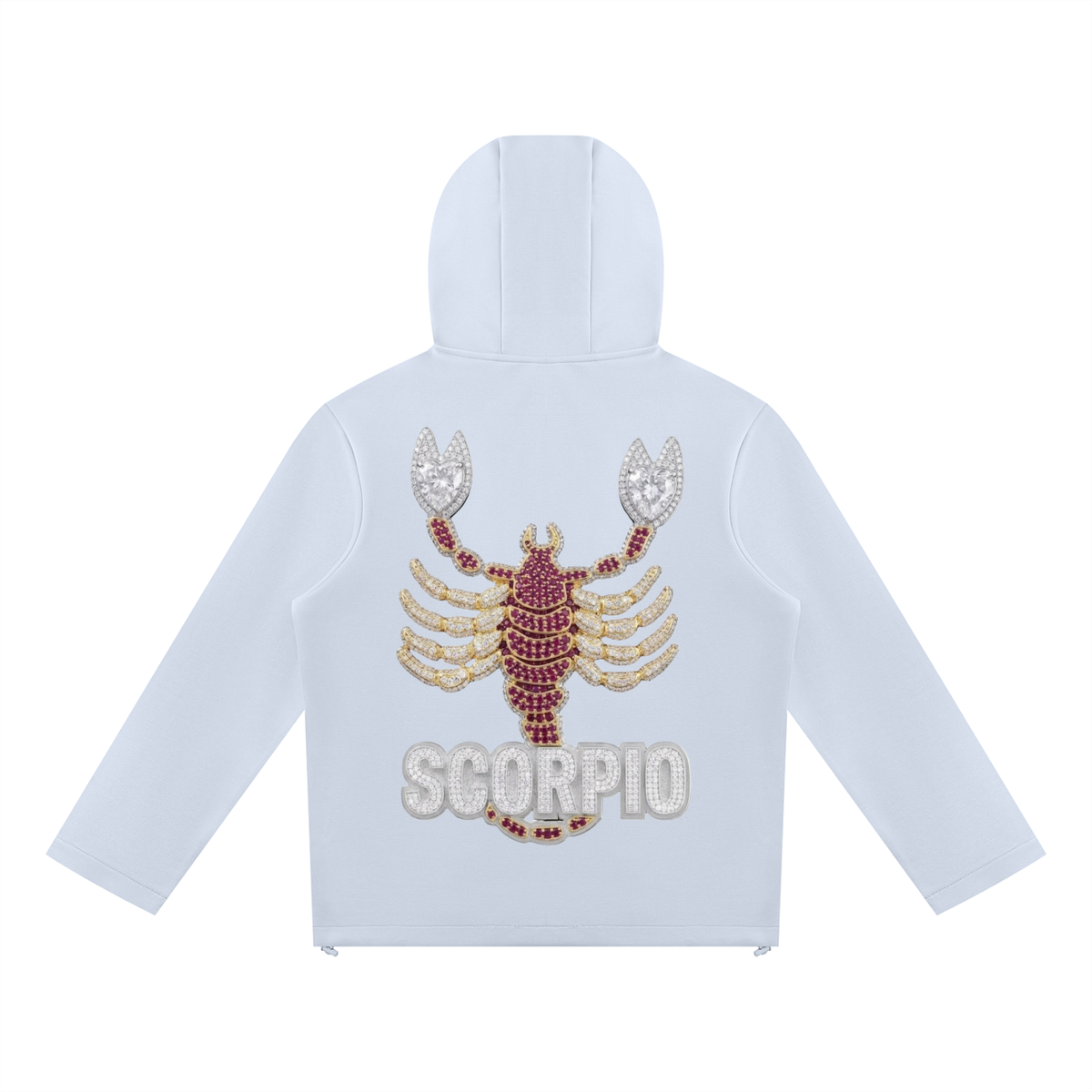 Scorpio Unisex Paneled Full Zip Hoodie