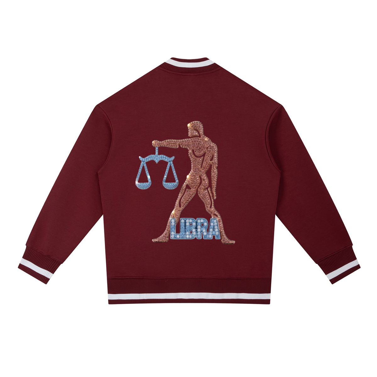 Libra Contrast Piping Zip Bomber Jacket