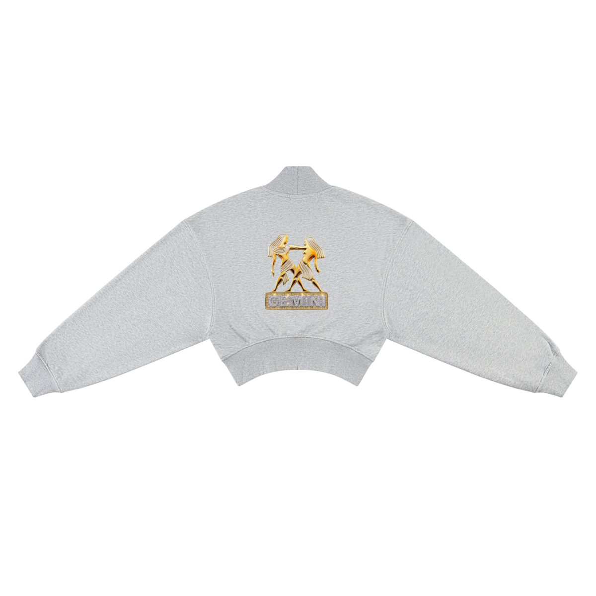 Gemini Women's Crop Mock Neck Sweatshirt