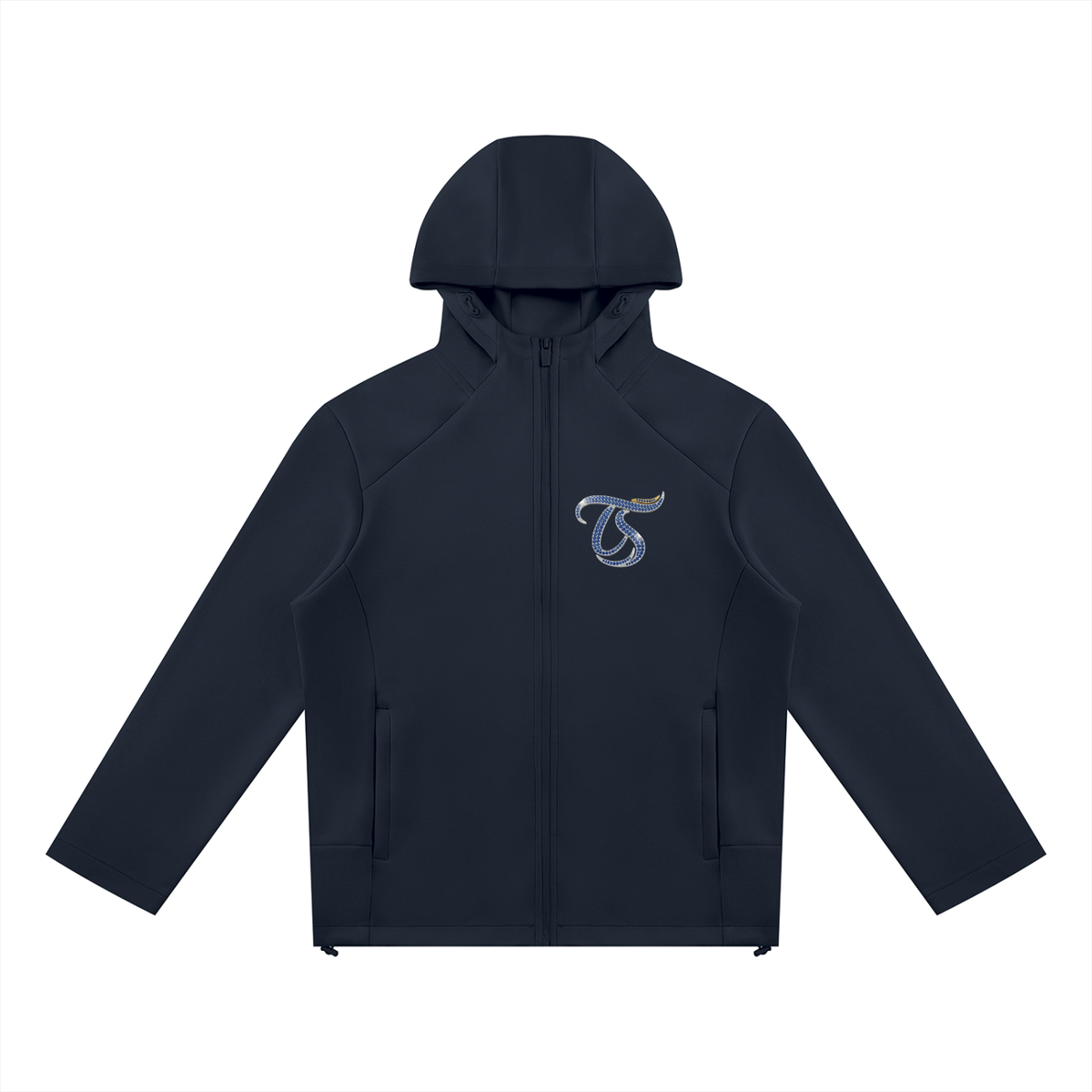 Capricorn Unisex Paneled Full Zip Hoodie