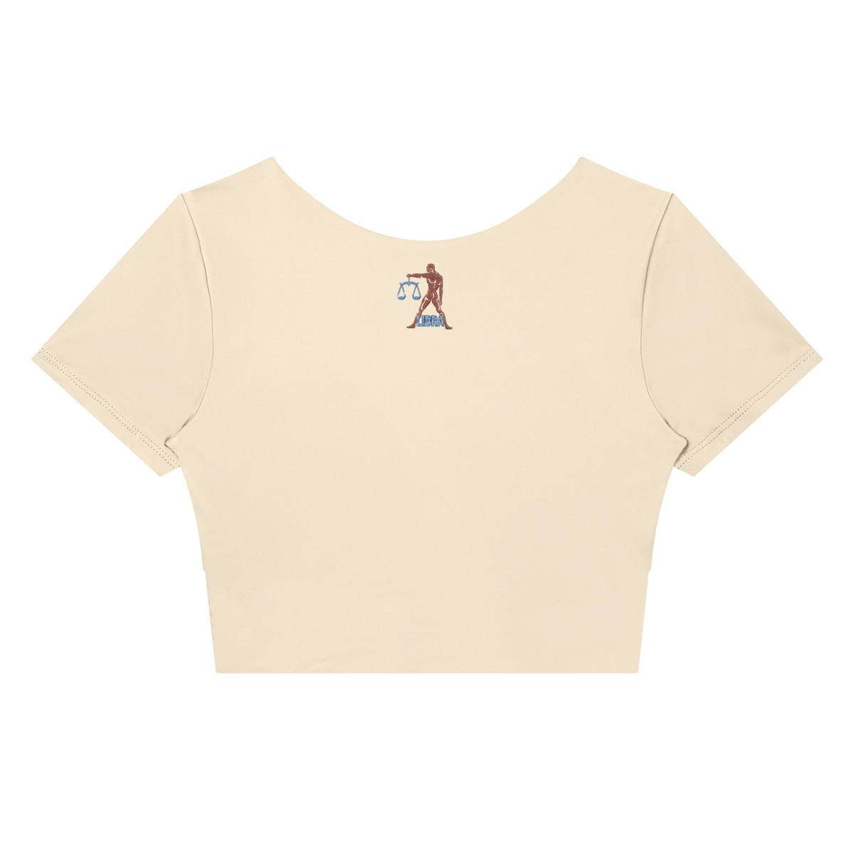 Libra Women's Panelled Crop Yoga T-Shirt