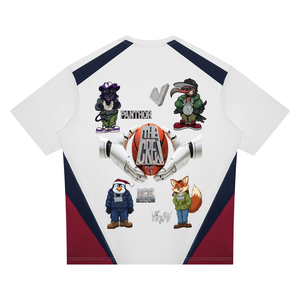 The Crew B-Ball Unisex Color Block T-Shirt
