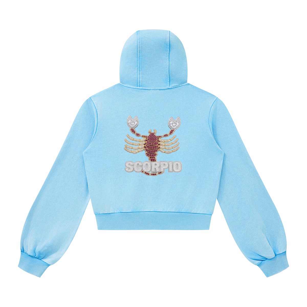 Scorpio Vintage Wash Full Zip Hoodie