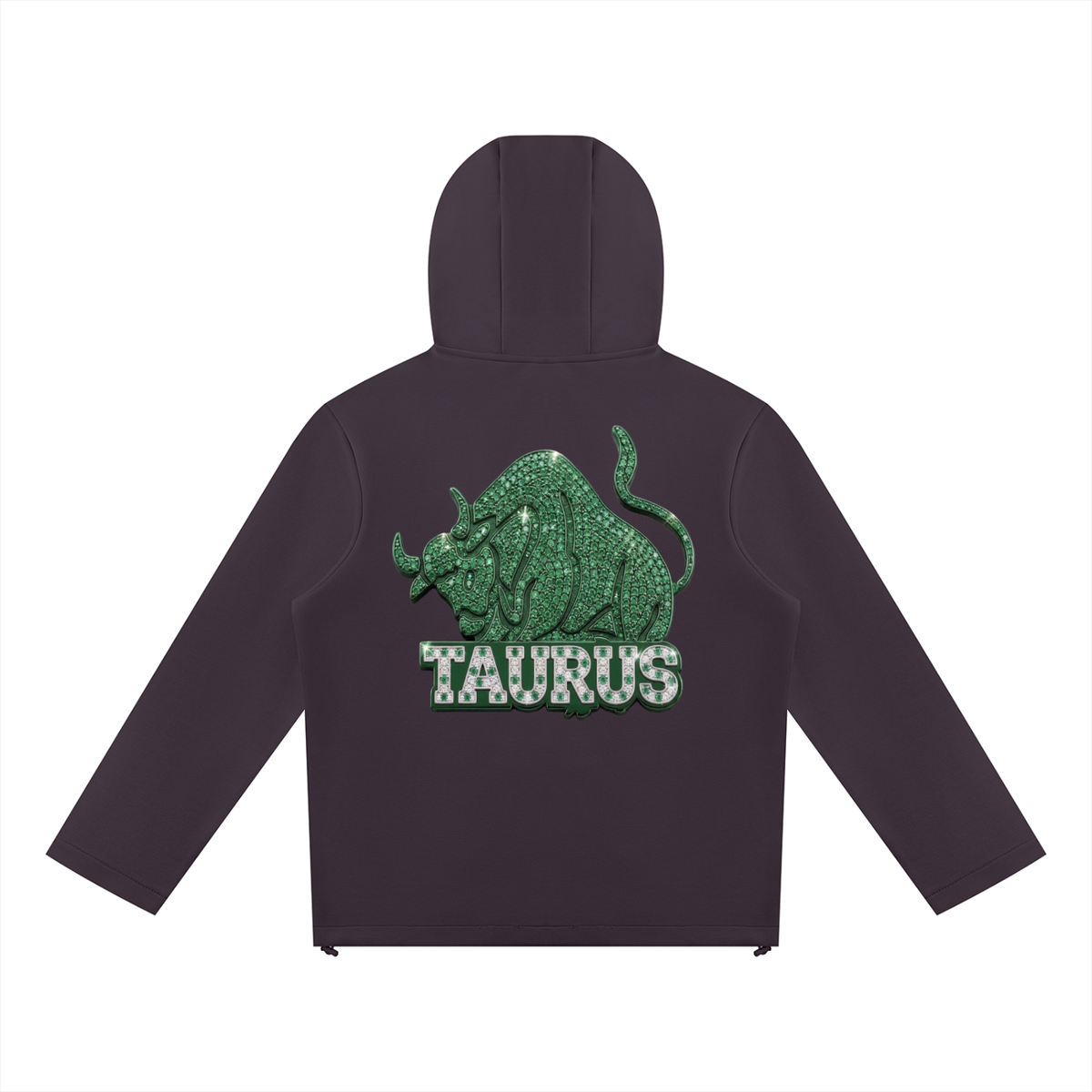 Taurus Unisex Paneled Full Zip Hoodie