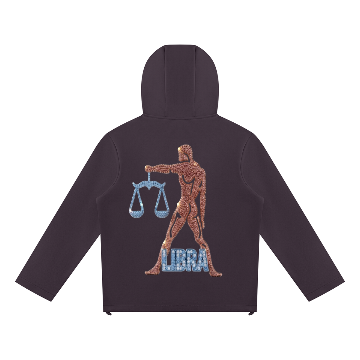 Libra Unisex Paneled Full Zip Hoodie