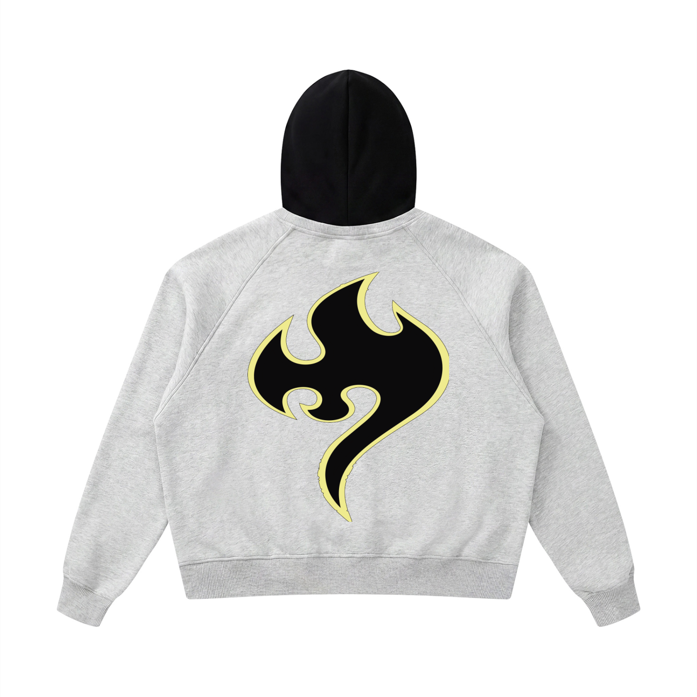 Unisex Fleece Raglan Color Block Hoodie