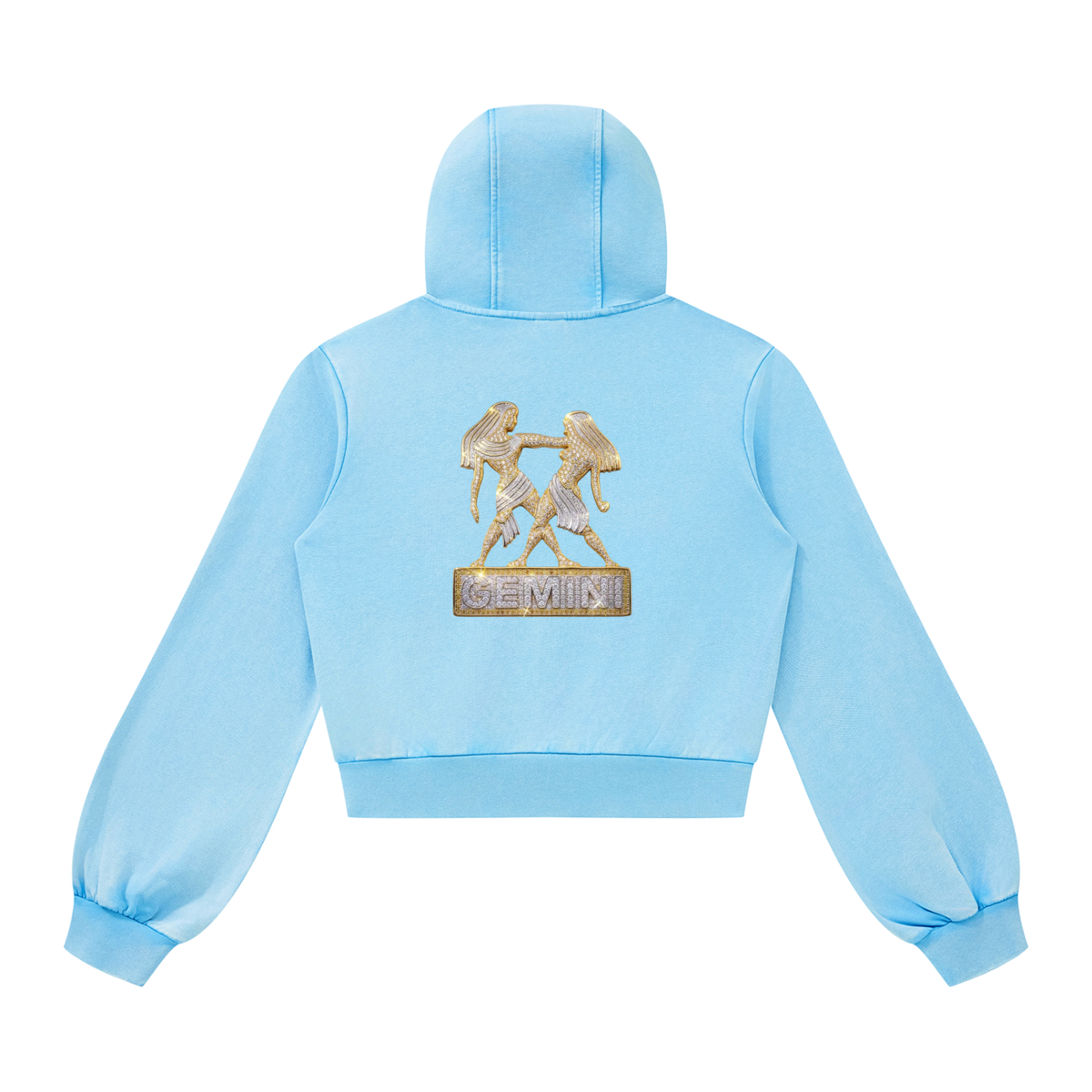 Gemini Vintage Wash Full Zip Hoodie