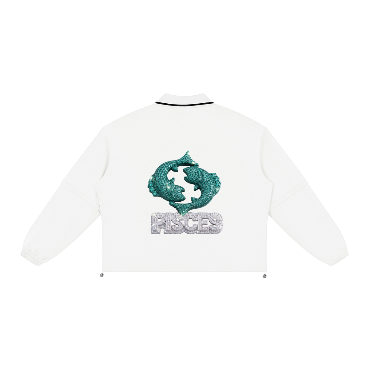 Pisces Unisex Boxy Collared Detachable Sweatshirt