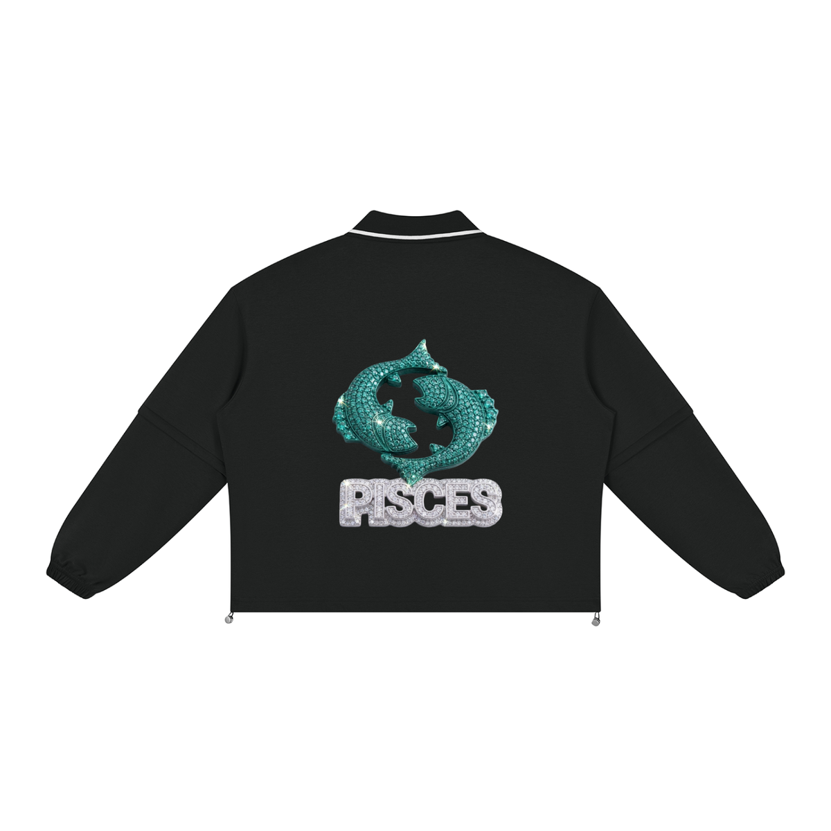 Pisces Unisex Boxy Collared Detachable Sweatshirt