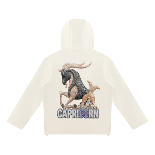 Capricorn Unisex Paneled Full Zip Hoodie