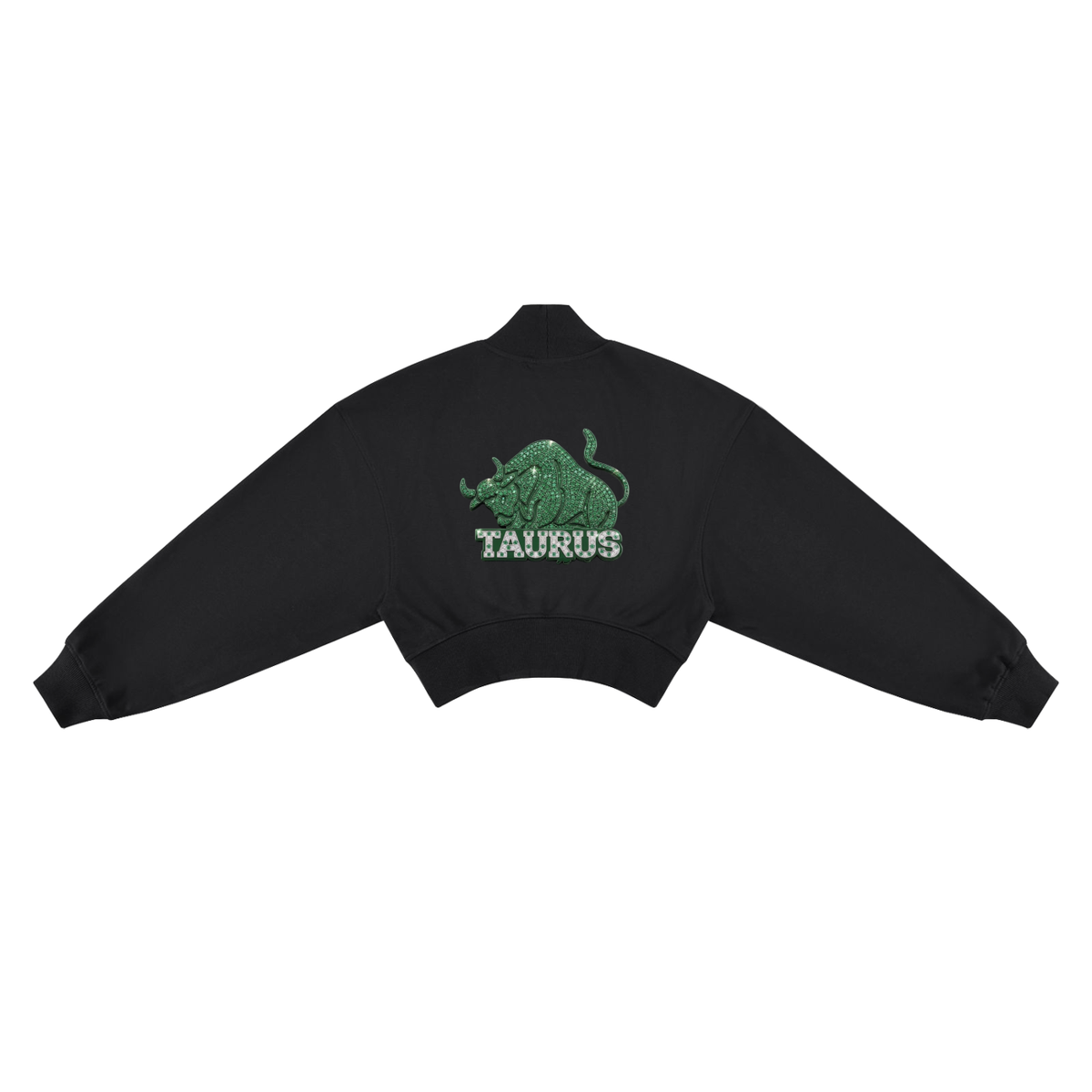 Taurus Women's Crop Mock Neck Sweatshirt