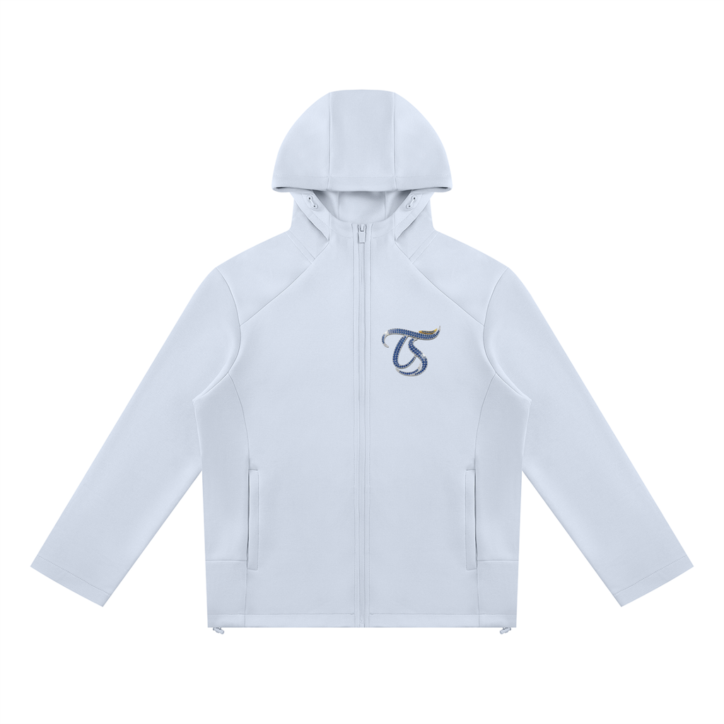 Gemini Unisex Paneled Full Zip Hoodie