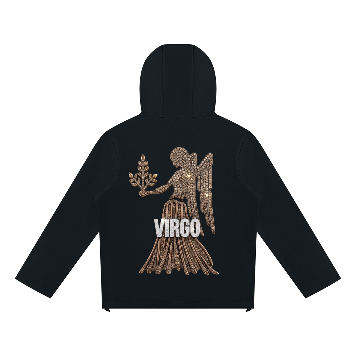Virgo Unisex Paneled Full Zip Hoodie