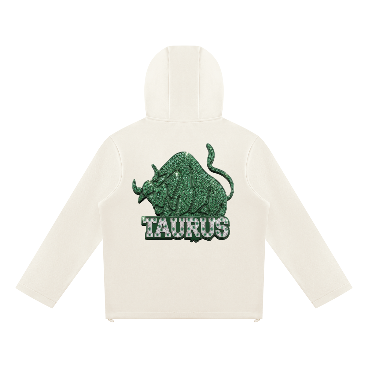 Taurus Unisex Paneled Full Zip Hoodie