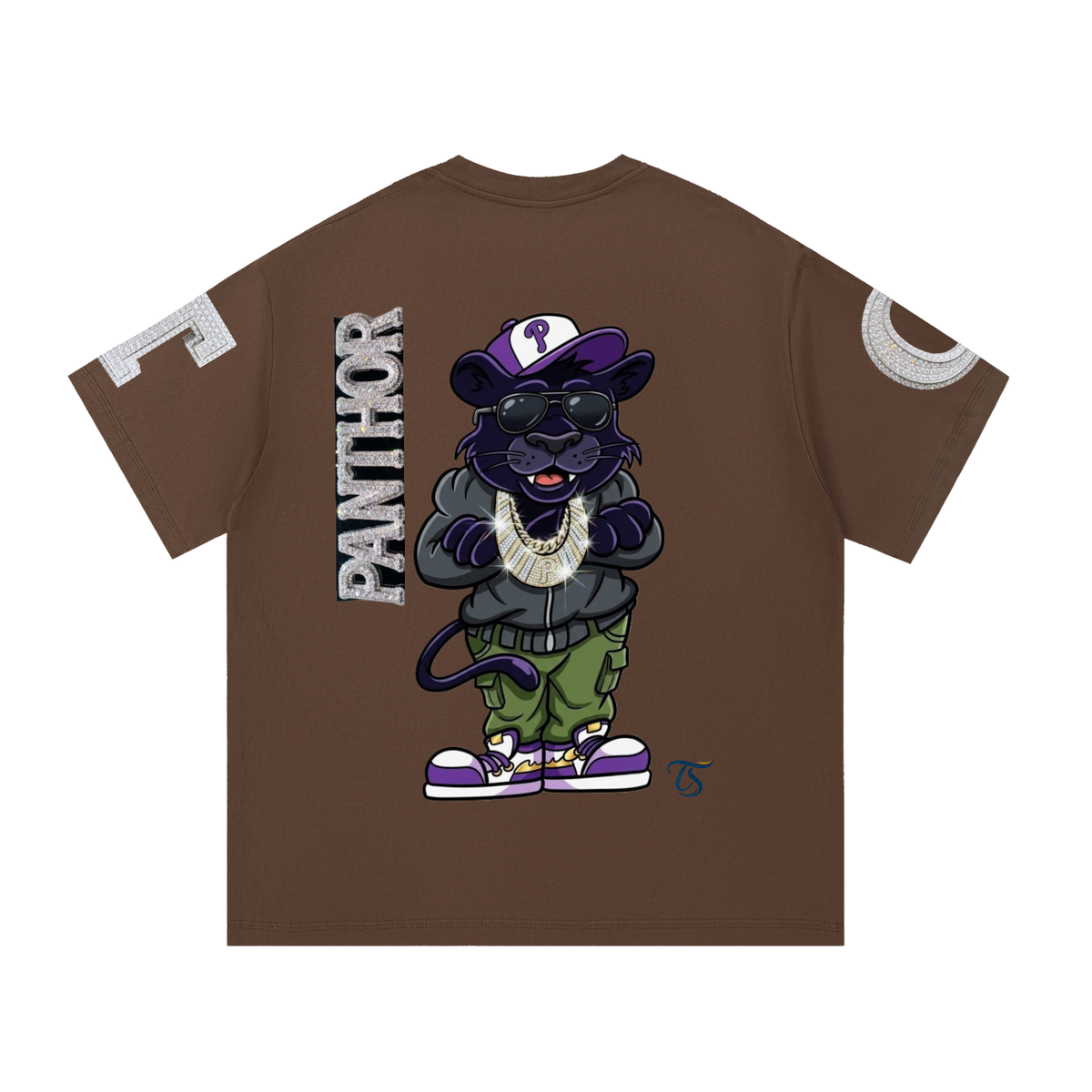 The Crew "PANTHOR" Essential Cotton T-Shirt