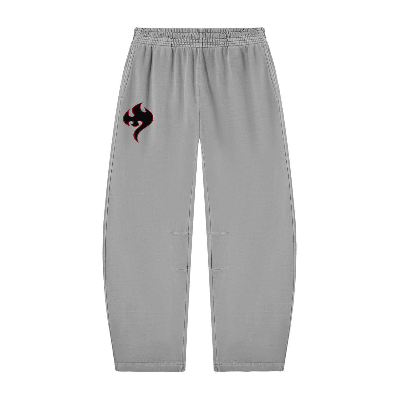 Unisex Vintage Washed Barrel Leg Sweatpants