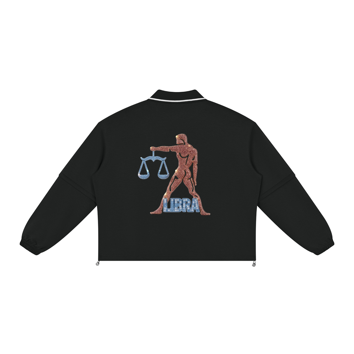 Libra Unisex Boxy Collared Detachable Sweatshirt