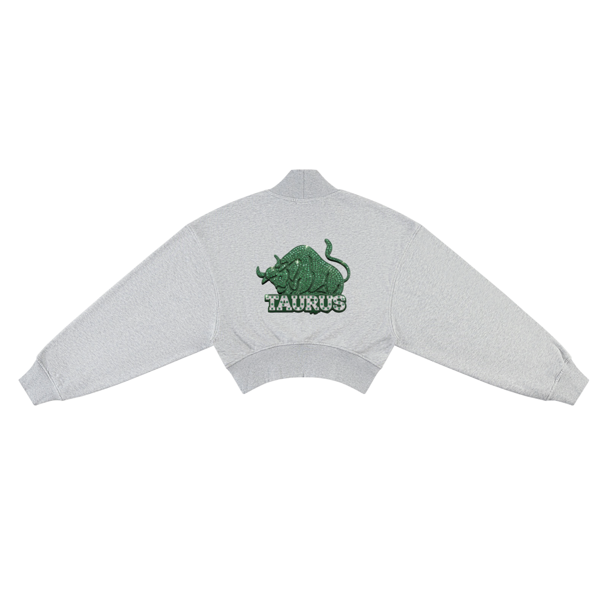Taurus Women's Crop Mock Neck Sweatshirt