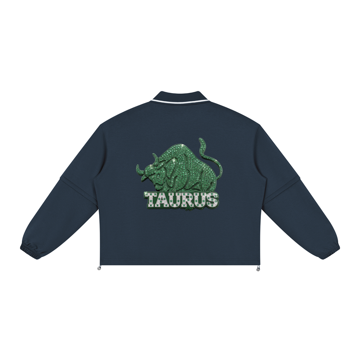 Taurus Unisex Boxy Collared Detachable Sweatshirt