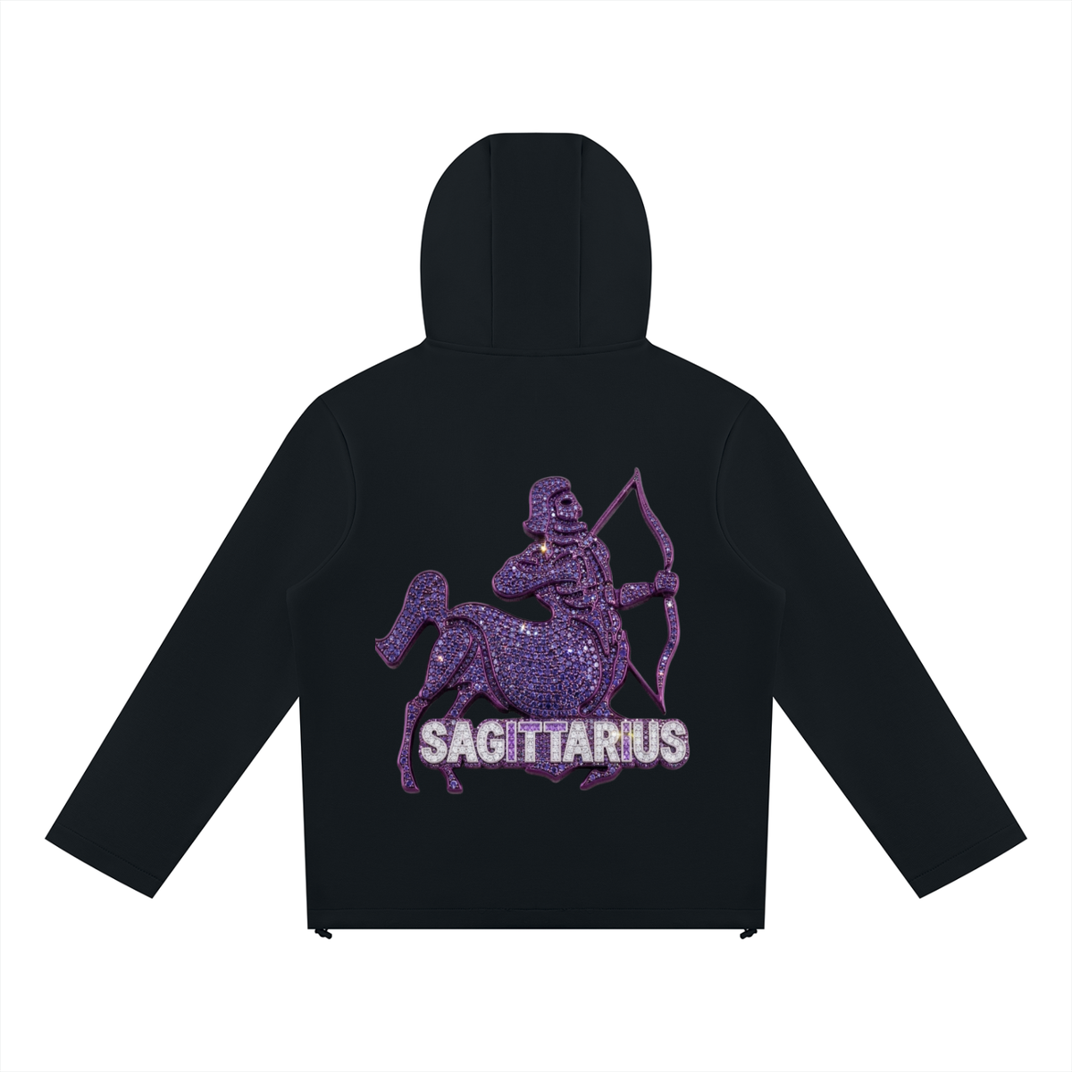 Sagittarius Unisex Paneled Full Zip Hoodie