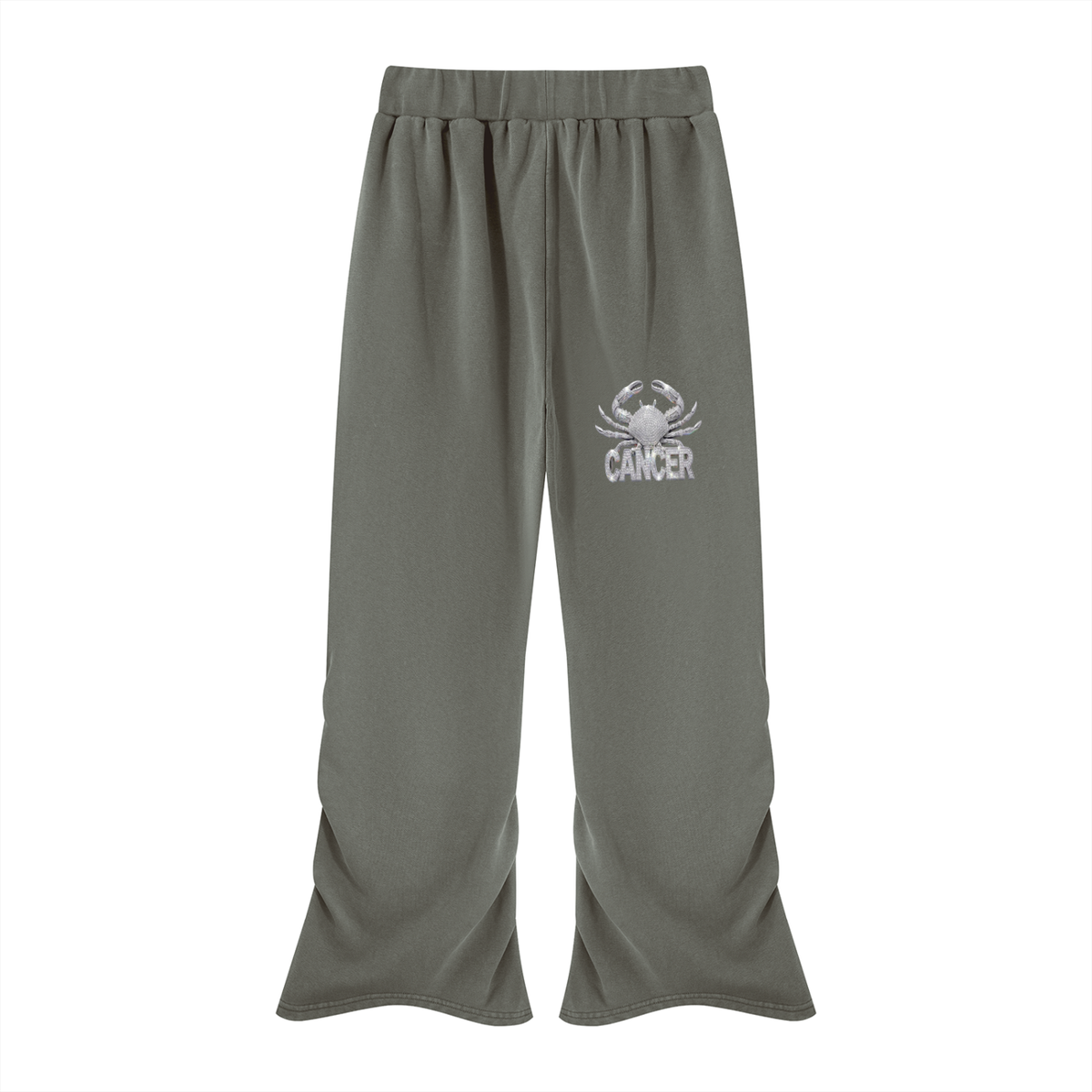 Cancer Women’s Vintage Wash Ruched Sweatpants