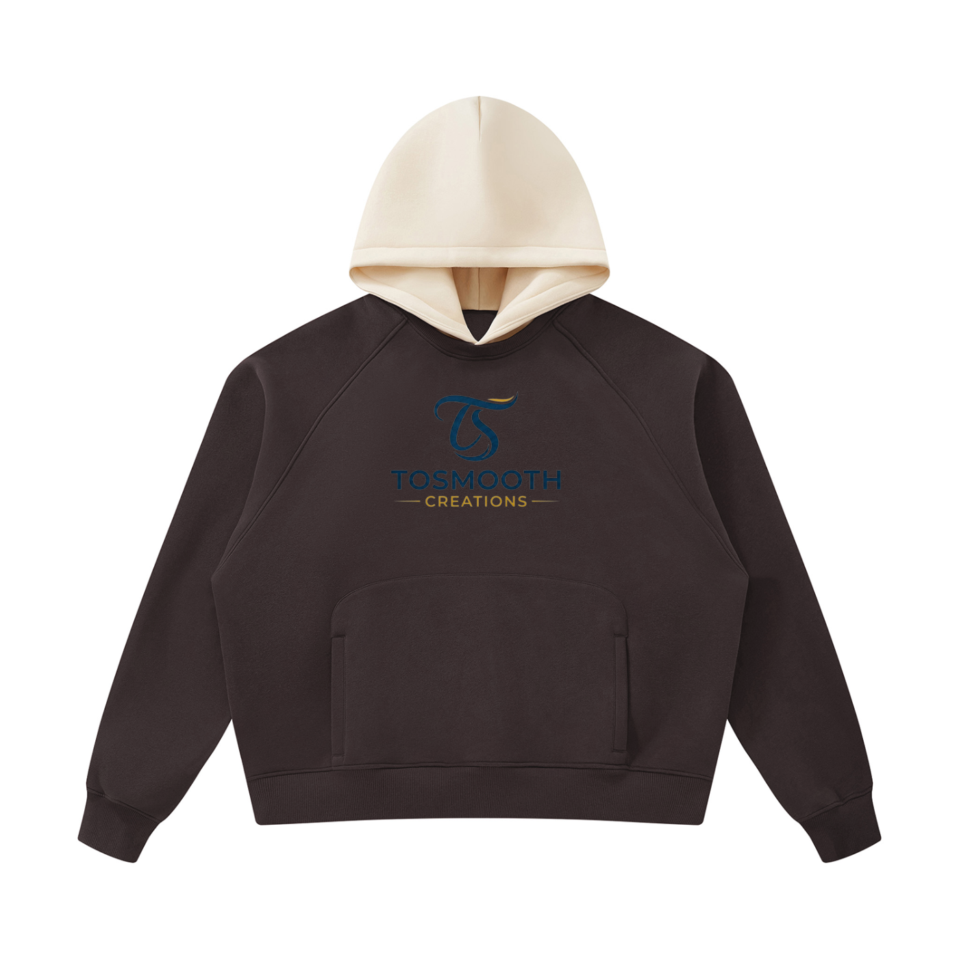 Unisex Fleece Raglan Color Block Hoodie