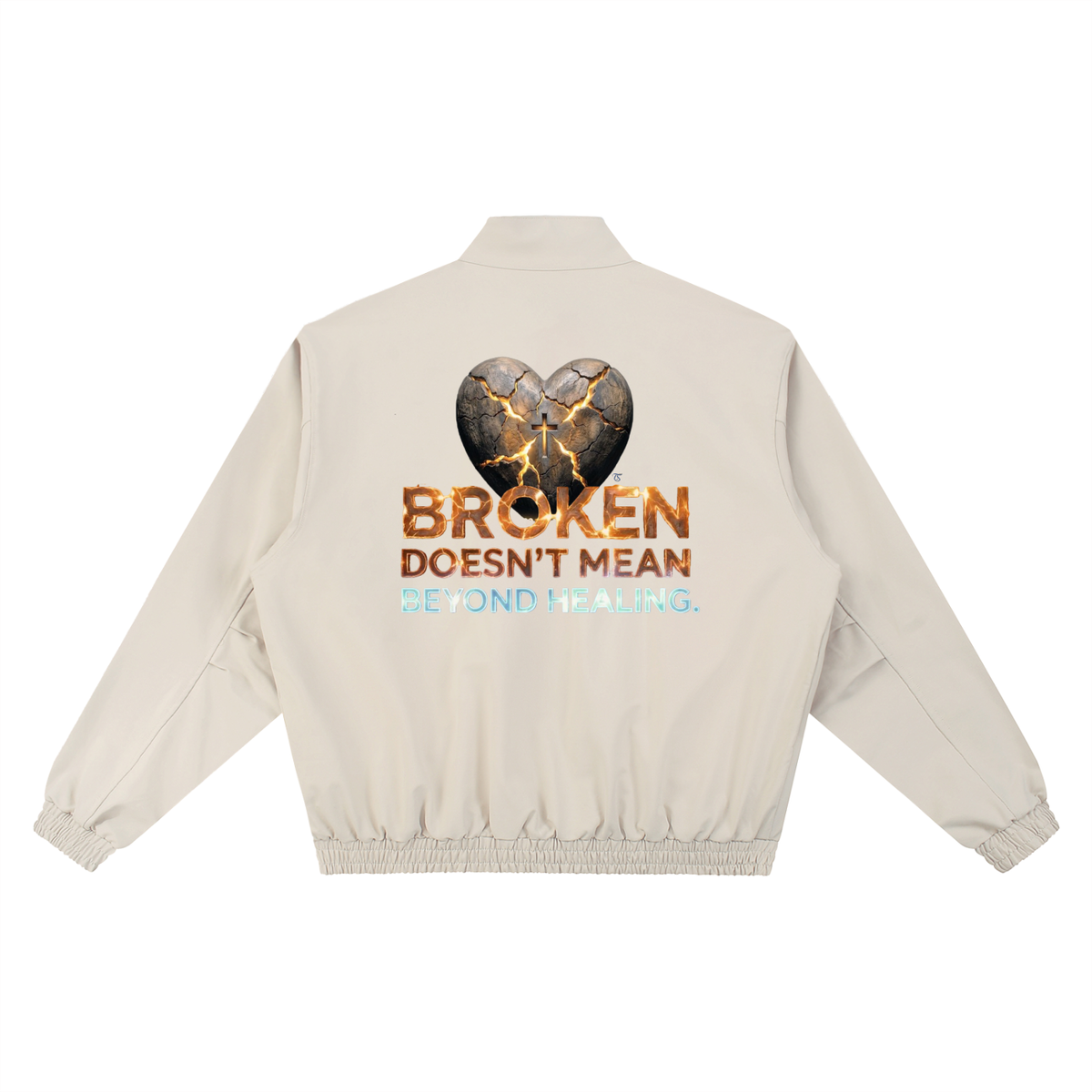 Scriptures Stand Collar Bomber Jacket