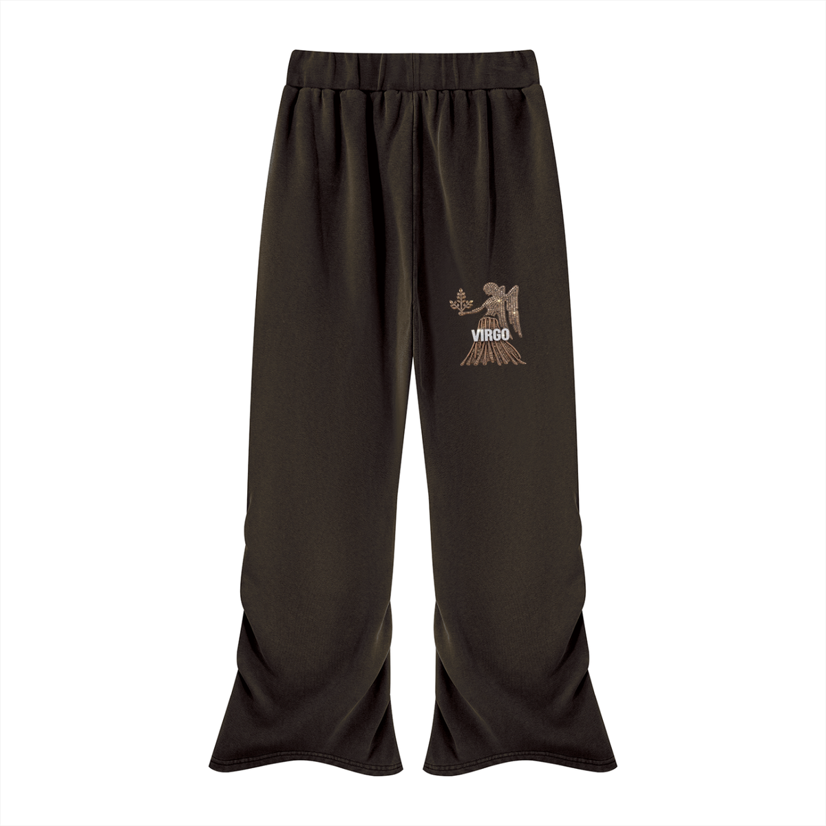 Virgo Vintage Wash Ruched Sweatpants