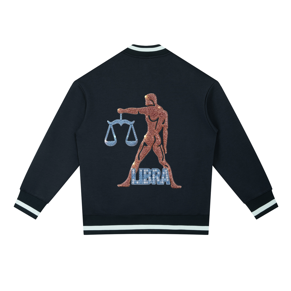 Libra Contrast Piping Zip Bomber Jacket